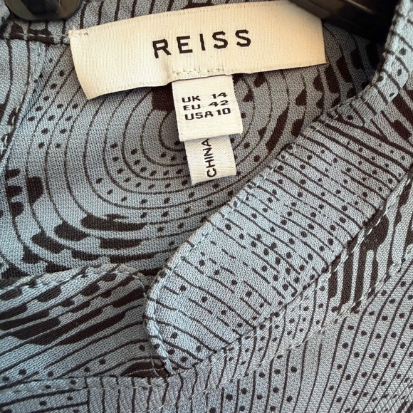 REISS Sarah-floral Blouse Women’s Size 10 - Picture 3 of 8